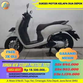HONDA NEW SCOOPY PRESTIGE 2023 CASH/KREDIT DP MURAH SYARAT MUDAH