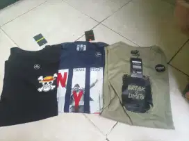 Baju distro bahan 100% ori cotton combed adem dipake