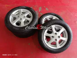 Velg Agya Silver R14 + Ban