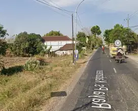 Lahan kosong nol jalan raya pasar kedamean gresik