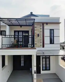 Rumah 2 Lantai Gaya Bali Dekat Toll Cijago, Cinere dan Cibubur