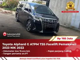 [ GARANSI 5TH ] Toyota Alphard 2.5 G ATPM TSS Facelift 2022/2023
