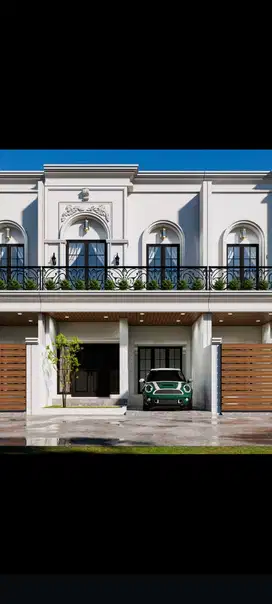 Rumah baru mewah desain Clasik sktr Emmy Saelan