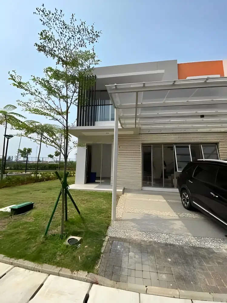 Disewa Rumah Cluster Springville PIK 2 8x10 Hoek 3+1KT Free 3 AC