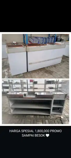 Meja kasir full plat