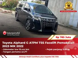 [ GARANSI 5TH ] Toyota Alphard 2.5 G ATPM TSS Facelift 2022 2023