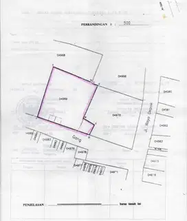 Tanah 820m2 Bonus Bangunan Rumah Kost dan Kontrakan di Lenteng Agung