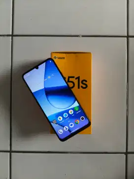 Realme C51S 6+6/128 pemakaian normal fullset no minus