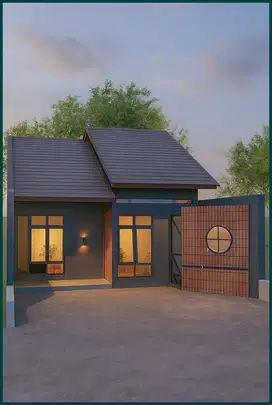 Gaya Arsitektur Japandi Type 50, Rumah Murah Jogja di Kulon Progo