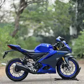 YAMAHA YZF R15 V4 BIRU 2021 KM LOW PAJAK PANJANG SIAP GASPOL