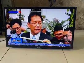Tv led 32in merk lg analog normal siap antar