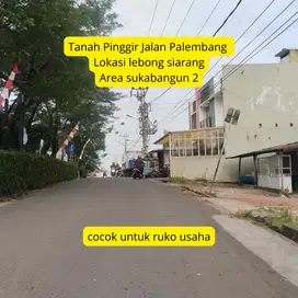 Tanah pinggir jalan lebong siarang cocok untuk bangun ruko
