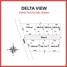 Kavling bojongmangu dekat mall deltamas dan AEON