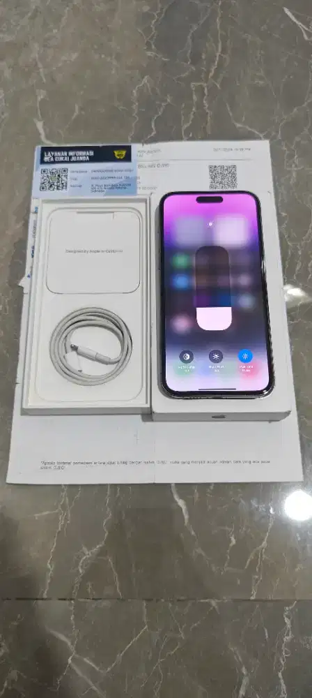 IPHONE 14 PRO MAX DEEP PURPLE 256GB RESMI BEA CUKAI