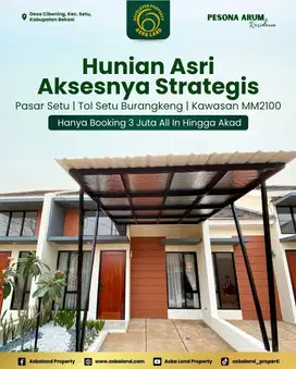Pesona Arum Residence Rumah Murah Ready Dekat Kawasan Mm2100