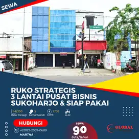 Ruko 3 Lantai Jantung Bisnis Sukoharjo