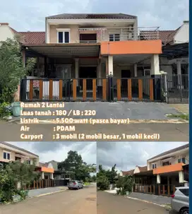 Dijual Rumah Bagus 2 Lantai di Bukit Serpong Mas, Tangerang Selatan
