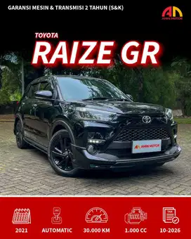 (KM 30rb) Toyota Raize GR 1.0 Turbo 2021 A/T Non TSS
