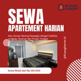 Sewa apartement harian/transit green pramuka termurah