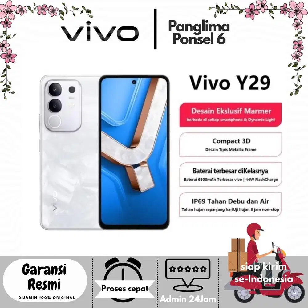Cuci gudang Vivo Y29 6/128gb termurah