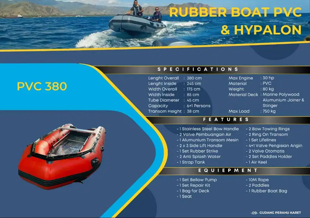 Perahu Karet Bonroe