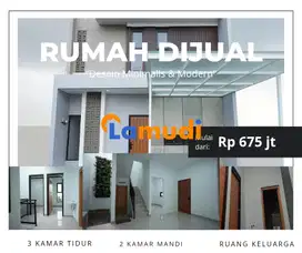 Rumah minimalis 2 lantai harga terjangkau