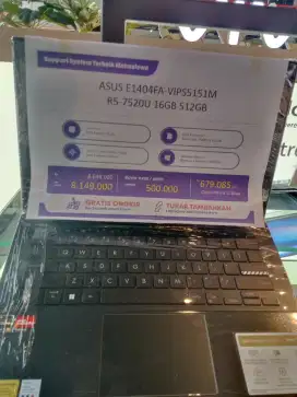 ASUS E1404FA-VIPS5151M 16 512 GB/BISA DICICIL TANPA DP