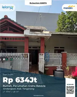 Rumah Dijual,Perumahan Graha Batavia, Sindangsari,PasarKemis,Tangerang