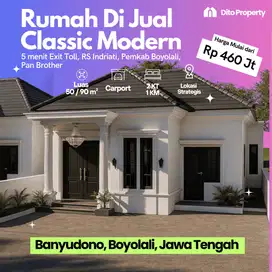 Rumah Desain Classic samping Toll Banyudono Boyolali, Best Price