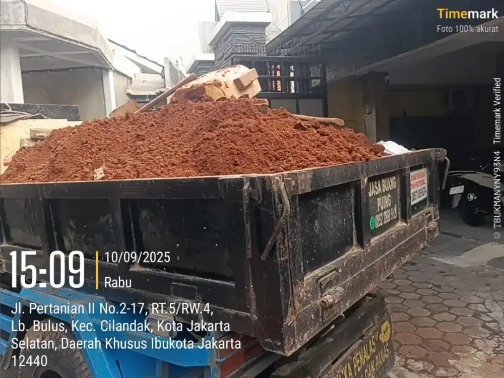Jasa buang puing sampah