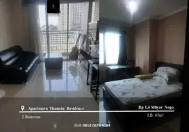 Dijual Apartement Thamrin Residence 2BR Full Furnish View Utara/timur