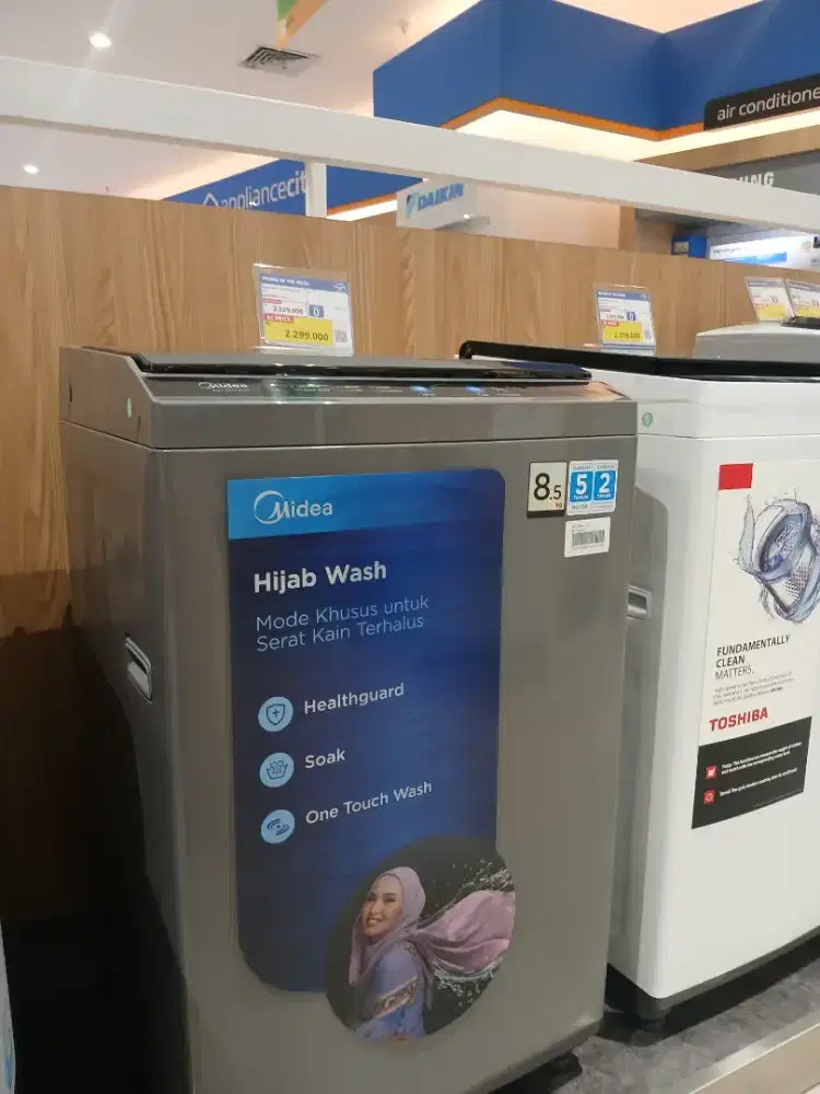 CICILAN MESIN CUCI MIDEA 8.5 KG