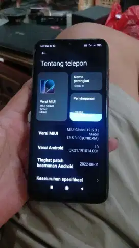 xiaomi redmi 8 4/64 batangan normal