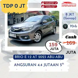Promo TDP 0 Juta Brio E 1.2 AT 2023 Abu-abu