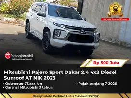 [ GARANSI 5TH ] Mitsubishi Pajero Sport Dakar 2.4 4x2 Diesel 2023/2024