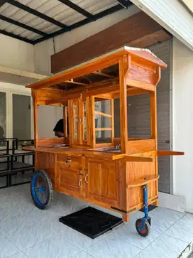 Rombong bakso dan mie ayam free mangkok 1lsn & dandang bakso mie ayam