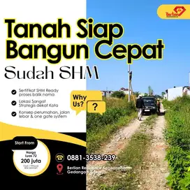 Tanah Kavling SHM Mepet surabaya Siap bangun