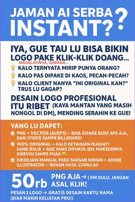 Jasa Desain Logo Profesional Murah - Mulai 50K!