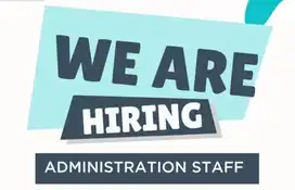DIBUTUHKAN SEGERA ADMIN STAFF