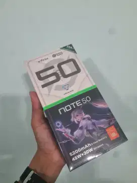 Infinix note 50 8/256 new warna Grey
