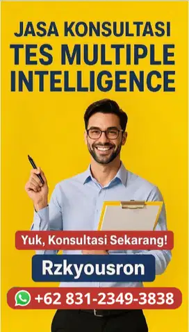 Jasa Tes Multiple Intelligence (MI) + Tes Lanjutan - Harga Mulai 15rb