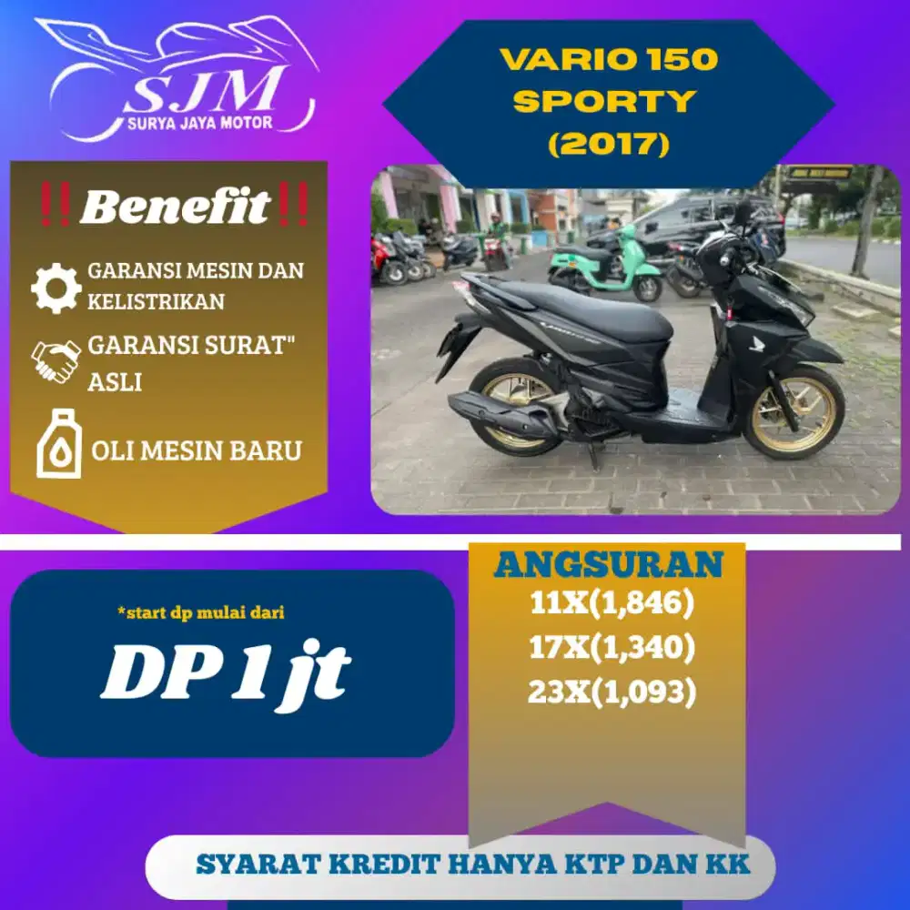 Vario 150 2017 Pajak Panjang