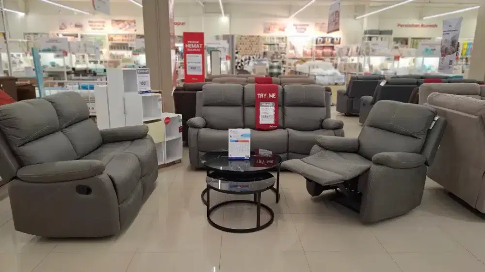 SOFA SET RECLINER 16JT BISA CICIL