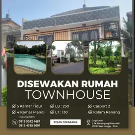 Disewakan Rumah dalam Townhouse Jagakarsa Residence yang nyaman