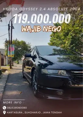 Honda Odyssey 2.4 Absolute Kondisi Baik