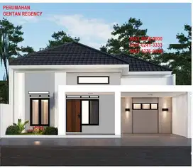 Rumah modern carpot tertutup, Akses mudah, nyaman &strategis . Bs KPR