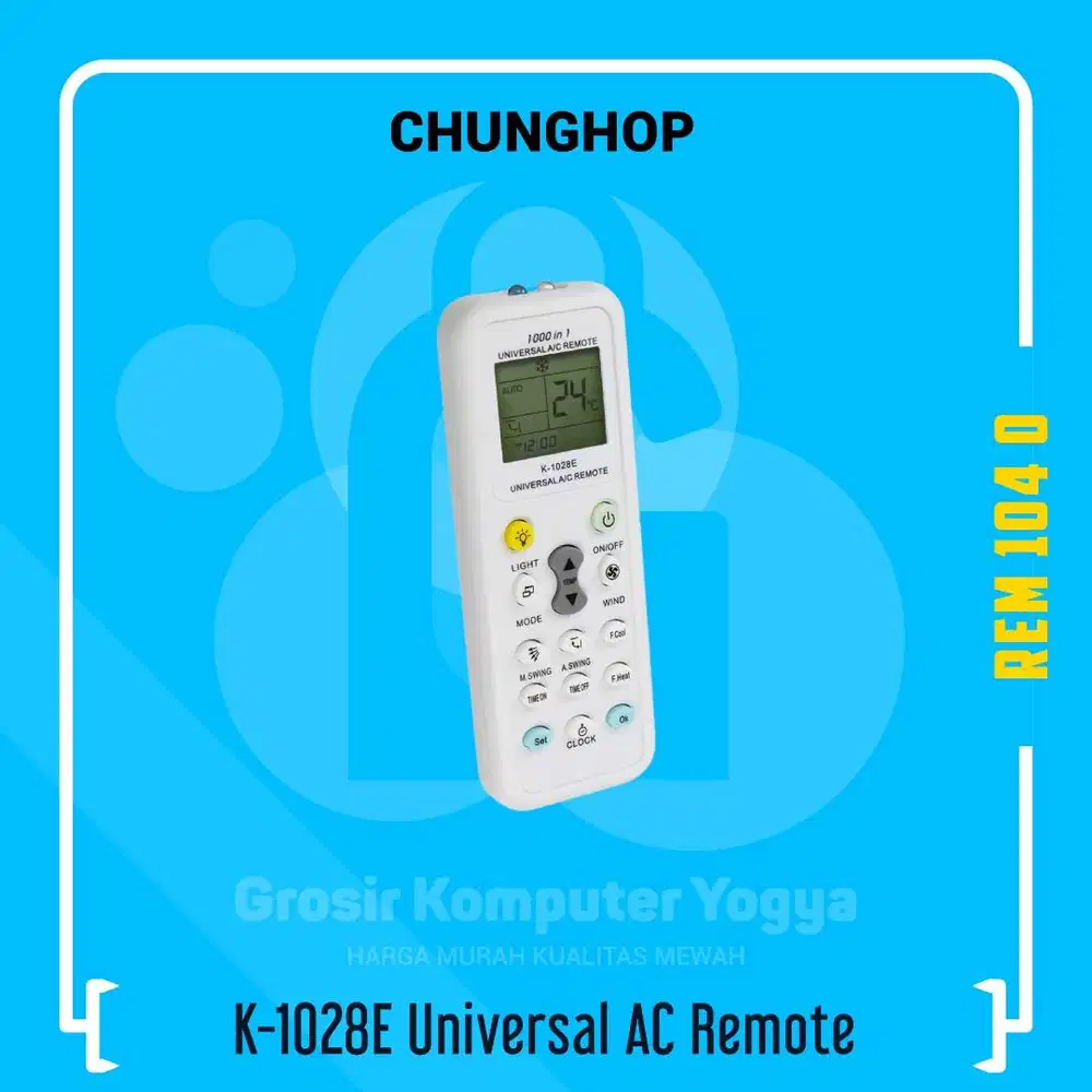 Remote AC Universal CHUNGOP K-1028E