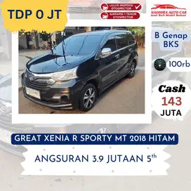 Promo TDP 0 Juta Great Xenia R Sporty MT 2018 Hitam