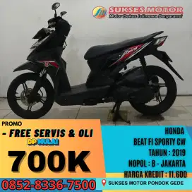 DP 700 RIBU HONDA BEAT SPORTY CW TAHUN 2019