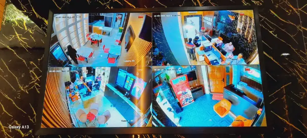Cctv hilook 3jt pasang 4 camera bagus puas